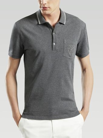 Gucci Crested Polo - Lyst