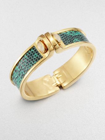 Kara By Kara Ross Aqua Agate Lizard Cuff Bracelet - Lyst