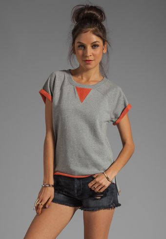 Marc By Marc Jacobs Geena Knit Pullover in Mouse Grey Melange Multi - Lyst