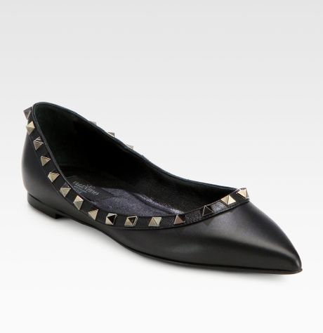black valentino flats