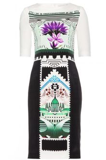 Mary Katrantzou Viola Botanist Silk Print Dress - Lyst