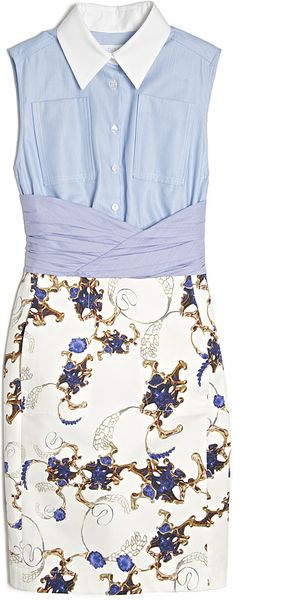Altuzarra Nina Deco Print Dress - Lyst