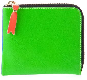Comme Des Garçons Fluo Zip Wallet - Lyst