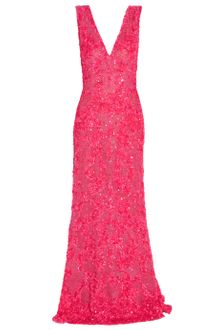 Elie Saab Sequin Embroidered Gown - Lyst