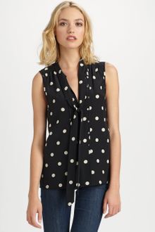 Marc By Marc Jacobs Hot Dot Print Top - Lyst