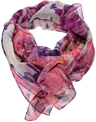McQ by Alexander McQueen Floral Print Scarf - Lyst