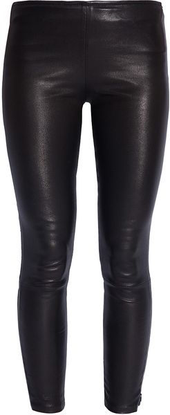 The Row Leather Leggings - Lyst