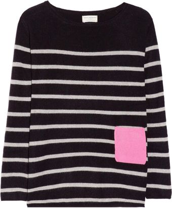 Chinti And Parker Striped Cashmere Sweater - Lyst