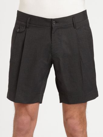 Dolce & Gabbana Pinstriped Cotton Shorts - Lyst