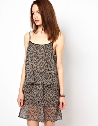 Ganni Wild Dove Dress - Lyst