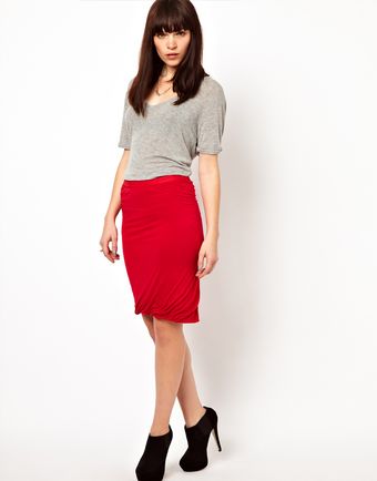 Improvd Sandy Jersey Mini Skirt - Lyst