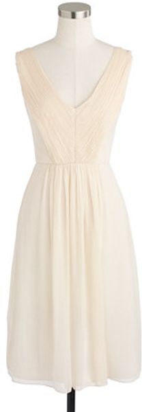 J.Crew Petite Louisa Dress in Silk Chiffon - Lyst