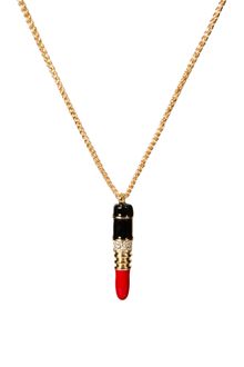 Kenneth Jay Lane Lipstick Pendant - Lyst