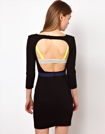 Markus Lupfer Backless Bra Dress - Lyst