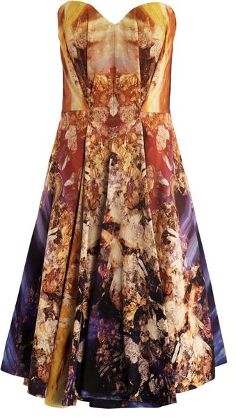 McQ by Alexander McQueen Mineralprint Envelope Dress - Lyst