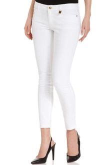 Michael Kors Michael Jeans Skinny Ankle White Wash - Lyst