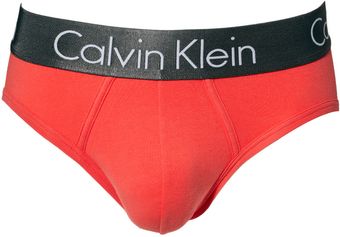 Calvin Klein Gunmetal Briefs - Lyst