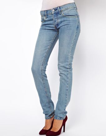 Cheap Monday Narrow Clean Wash Jeans - Lyst