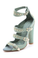 Cynthia Rowley Triple Strap Heels