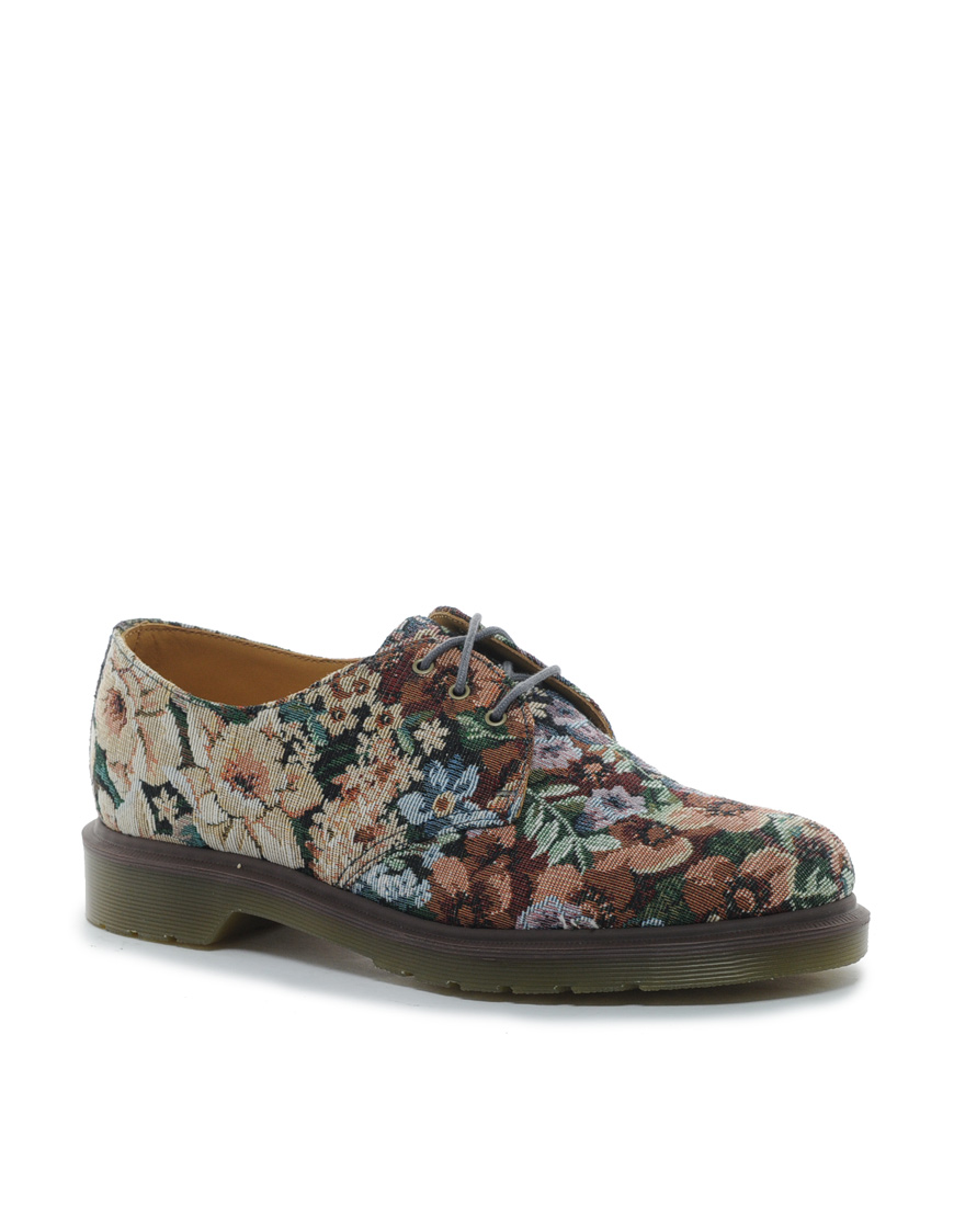 Dr. Martens Tapestry Shoes in Multicolor for Men (brown) Lyst
