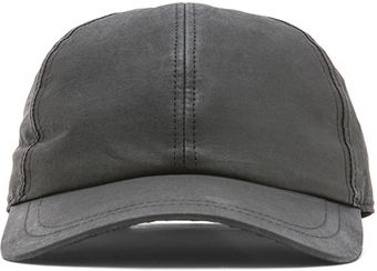 DRKSHDW by Rick Owens Poplin Wax Baseball Hat in Black - Lyst