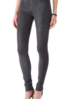 Helmut Lang Patina Stretch Leather Leggings - Lyst