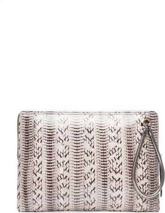 Lanvin Serpent Pouch in Gris - Lyst