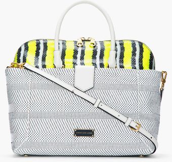 Marc By Marc Jacobs White Leather Whitney Double Trouble Anemone Bag - Lyst