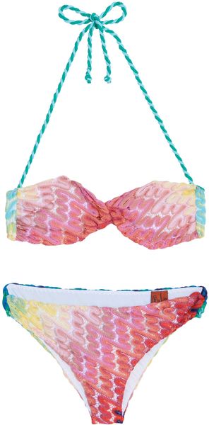 Missoni Bandeau Bikini - Lyst