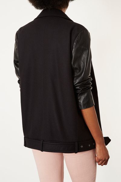 Ellen Tracy A-Line Leather Jacket (Plus Size) - Polyvore