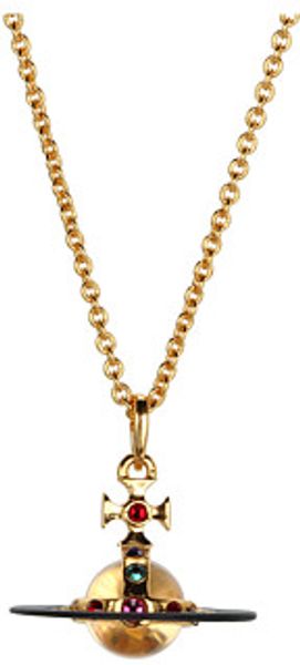 Vivienne Westwood Tiny Vintage Orb Pendant - Lyst