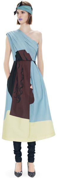 Acne Callas Blue Head Dress - Lyst