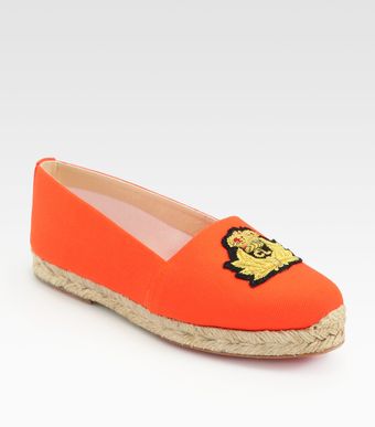 Christian Louboutin Galia Canvas Espadrilles - Lyst