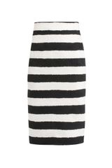 Dolce & Gabbana Stripe Jacquard Pencil Skirt