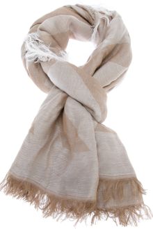 Emporio Armani Bold Striped Scarf - Lyst