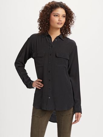 Equipment Signature Silk Shirt - Lyst