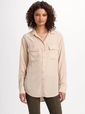 Equipment Signature Silk Shirt - Lyst