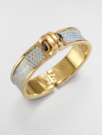 Kara By Kara Ross Baby Shirt Cuff Lizard and Amethyst Bracelet - Lyst