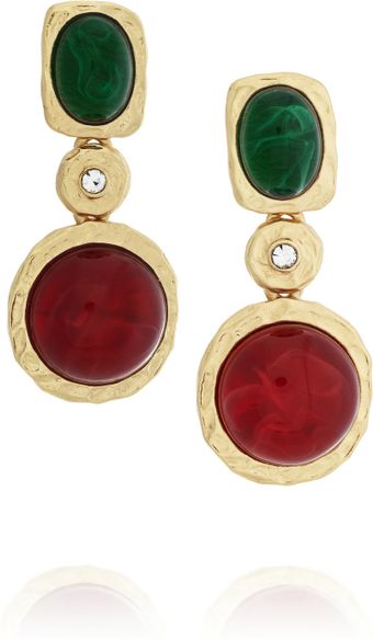 Kenneth Jay Lane Cabochon Drop Earrings - Lyst