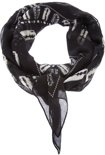 McQ by Alexander McQueen Razor Blade Printed Scarf - Lyst
