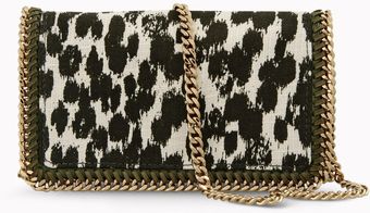 Stella McCartney Falabella Linen Painted Spot Cross Body Bag - Lyst