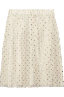 Tory Burch Farran Pleated Silk organza Skirt - Lyst