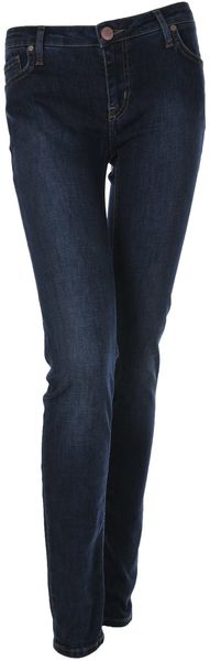 Victoria Beckham Super Skinny Jeans in Midblue - Lyst
