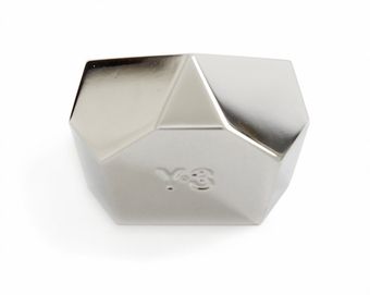 Y-3 Angular Faced Ring Silver - Lyst
