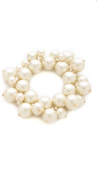 Kenneth Jay Lane Bead Cluster Stretch Bracelet - Lyst