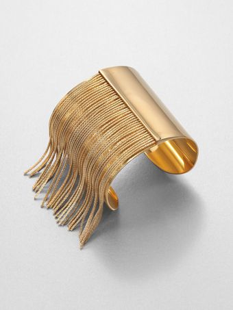 Michael Kors Fringe Cuff Bracelet - Lyst