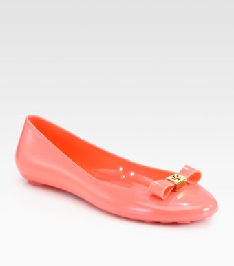Tory Burch Jelly Bow Ballet Flats - Lyst