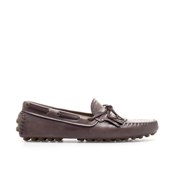 Zara Fringed Driving Shoes in Brown for Men Zara Fringed Driving Shoes in Brown for Men