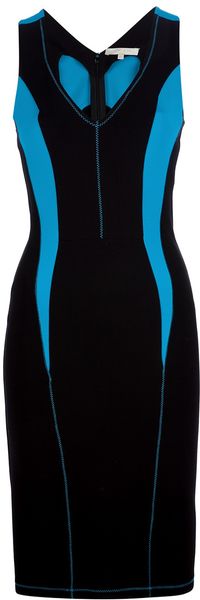 Amen Sleeveless Bicolour Dress - Lyst