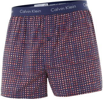 Calvin Klein Slim Woven Brushed Plaid Boxer - Lyst